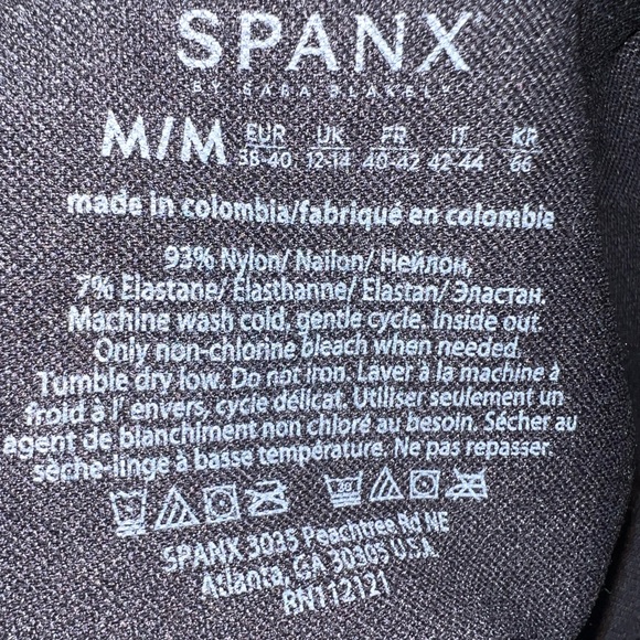 SPANX Look at Me Now High-Waisted Seamless Leggings M LIKE NEW NEVER WORN - Picture 2 of 3